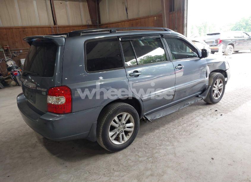 Photo 4 of 2006 Toyota Highlander HYBRID V6 (VIN JTEDW21A160003500)