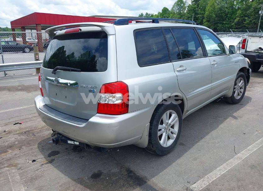 Photo 4 of 2007 Toyota Highlander HYBRID LIMITED V6 (VIN JTEDW21A370020364)