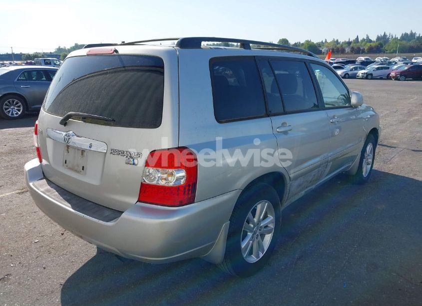 Photo 4 of 2006 Toyota Highlander HYBRID V6 (VIN JTEDW21A760012606)