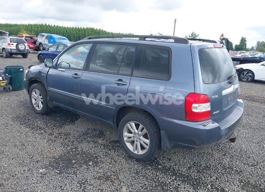 Photo 3 of 2006 Toyota Highlander HYBRID LIMITED V6/V6 (VIN JTEEW21A260022786)