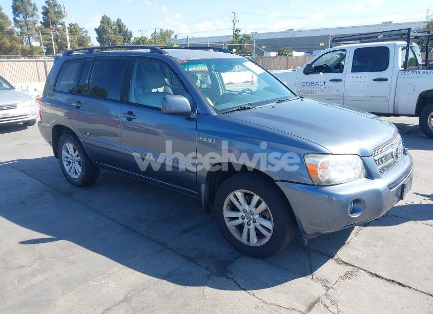 2006 Toyota Highlander HYBRID LIMITED V6 (VIN JTEEW21A260030404) main photo