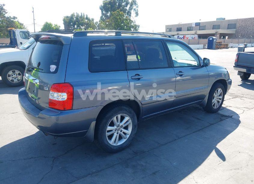 Photo 4 of 2006 Toyota Highlander HYBRID LIMITED V6 (VIN JTEEW21A260030404)