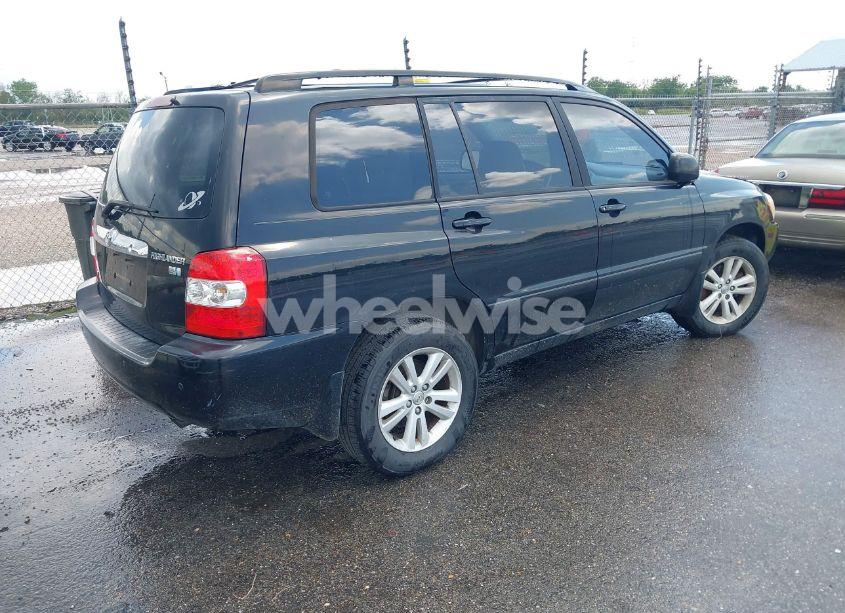 Photo 4 of 2006 Toyota Highlander HYBRID V6 (VIN JTEEW21A460016407)