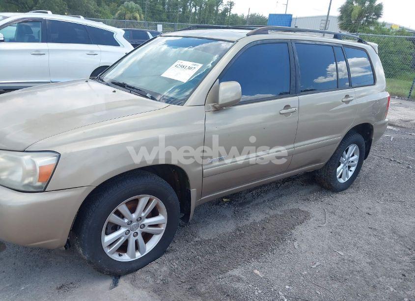 Photo 2 of 2006 Toyota Highlander HYBRID LIMITED V6 (VIN JTEEW21A660020314)