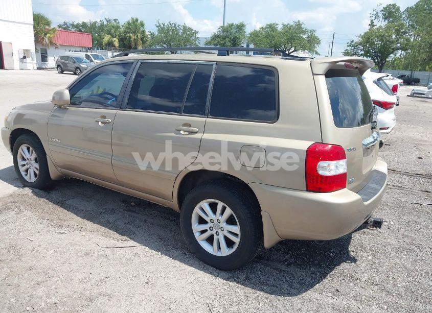 Photo 3 of 2006 Toyota Highlander HYBRID LIMITED V6 (VIN JTEEW21A660020314)