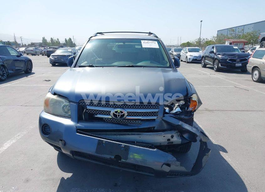 Photo 12 of 2006 Toyota Highlander HYBRID V6 (VIN JTEEW21A760020838)