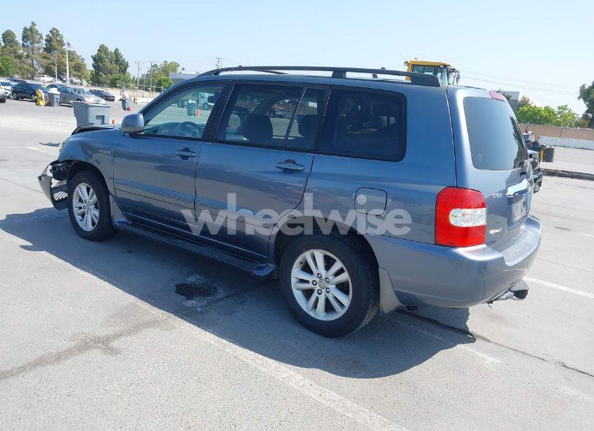 Photo 3 of 2006 Toyota Highlander HYBRID V6 (VIN JTEEW21A760020838)