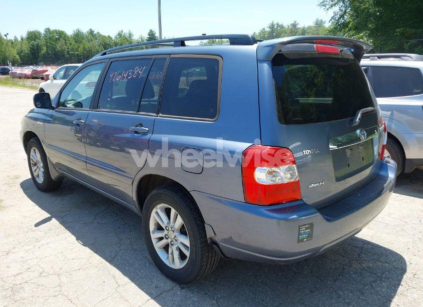 Photo 3 of 2006 Toyota Highlander HYBRID LIMITED V6 (VIN JTEEW21A860012439)