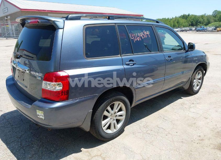Photo 4 of 2006 Toyota Highlander HYBRID LIMITED V6 (VIN JTEEW21A860012439)