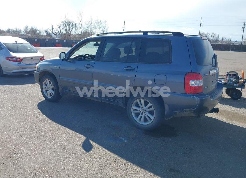 Photo 3 of 2006 Toyota Highlander HYBRID V6 (VIN JTEEW21A960030478)