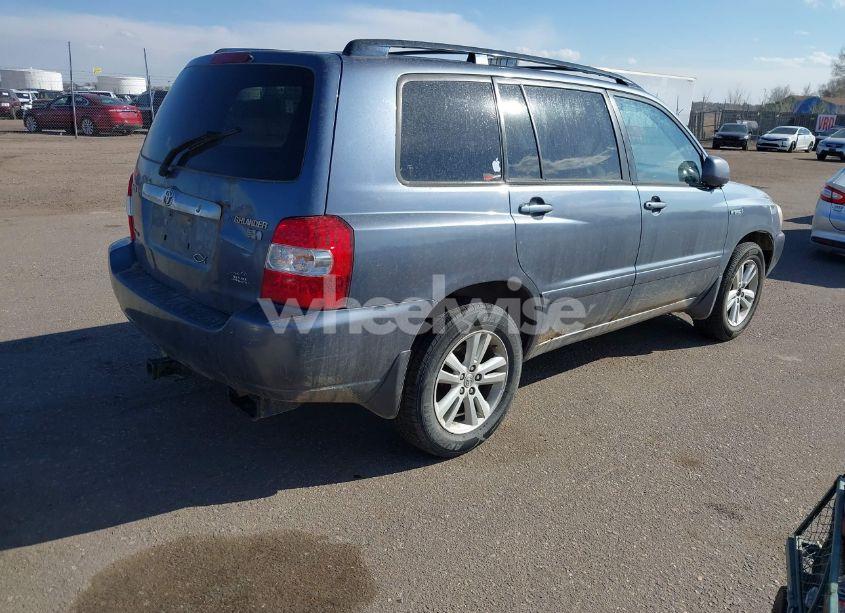 Photo 4 of 2006 Toyota Highlander HYBRID V6 (VIN JTEEW21A960030478)