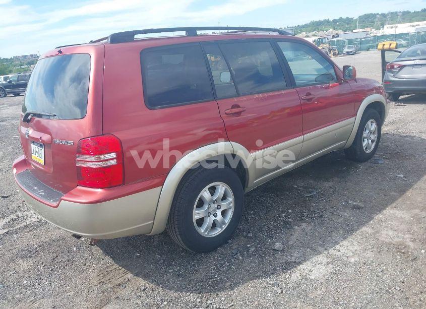 Photo 4 of 2003 Toyota Highlander (VIN JTEGD21A630057633)