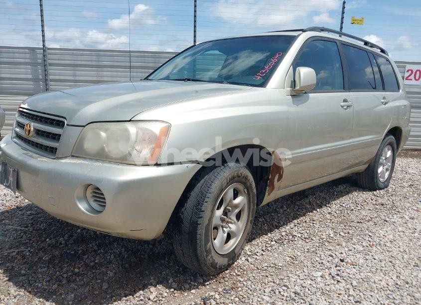 Photo 2 of 2003 Toyota Highlander V6 (VIN JTEGF21A030108389)