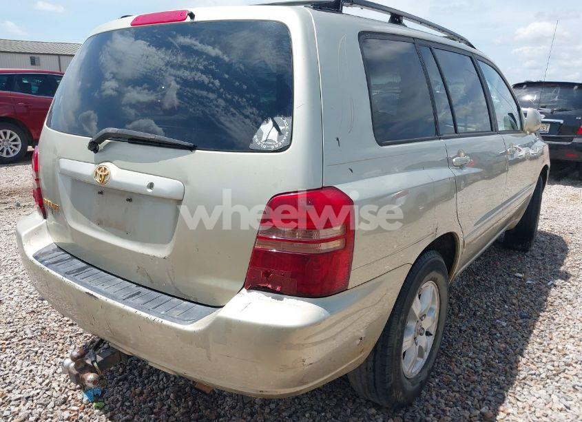 Photo 4 of 2003 Toyota Highlander V6 (VIN JTEGF21A030108389)