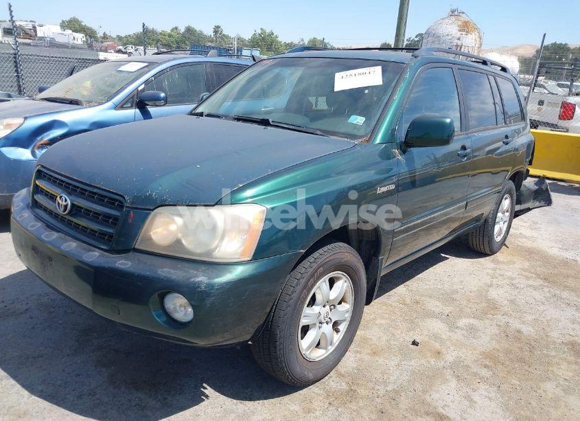 Photo 2 of 2001 Toyota Highlander V6 (VIN JTEGF21A710019612)