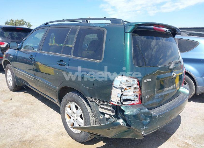 Photo 3 of 2001 Toyota Highlander V6 (VIN JTEGF21A710019612)