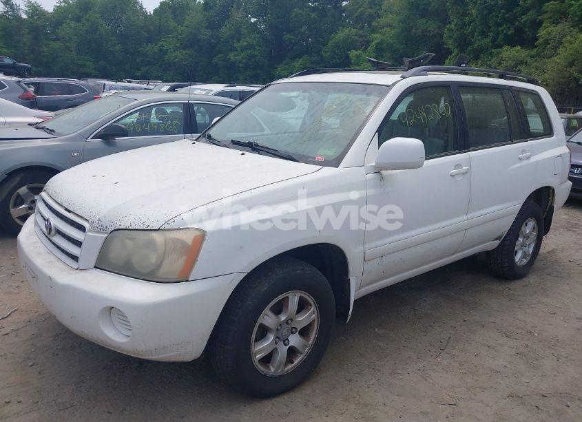 Photo 2 of 2001 Toyota Highlander V6 (VIN JTEGF21A810003807)