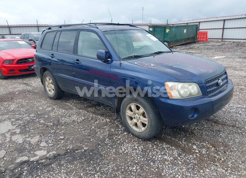 2002 Toyota Highlander V6 (VIN JTEGF21AX20034445) main photo