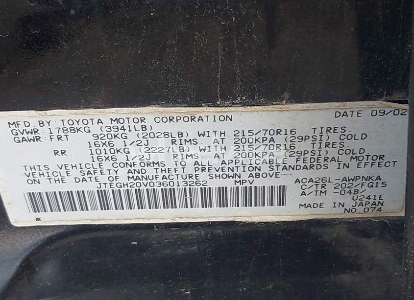 Photo 9 of 2003 Toyota Rav4 (VIN JTEGH20V036013262)