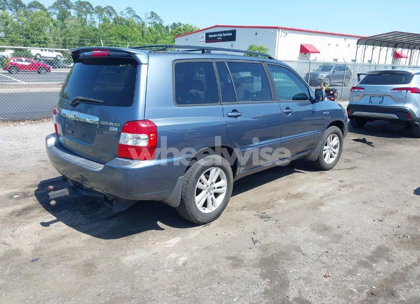 Photo 4 of 2007 Toyota Highlander HYBRID V6 (VIN JTEGW21A670019626)