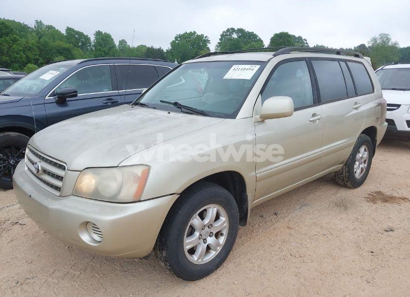 Photo 2 of 2003 Toyota Highlander (VIN JTEHD21A330024738)