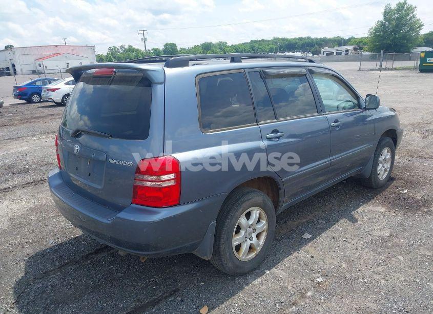 Photo 4 of 2003 Toyota Highlander V6 (VIN JTEHF21A530137780)
