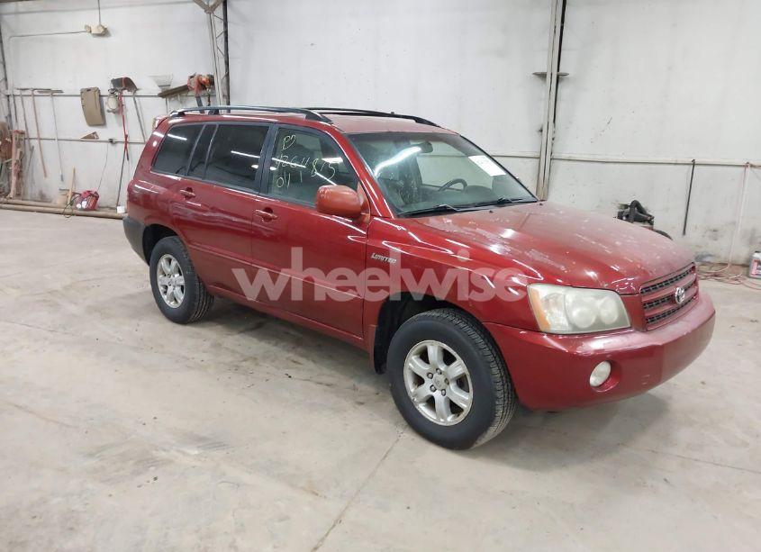 2001 Toyota Highlander V6 (VIN JTEHF21A610014695) main photo