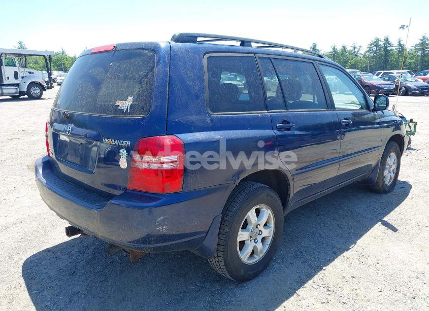 Photo 4 of 2002 Toyota Highlander V6 (VIN JTEHF21A620084862)