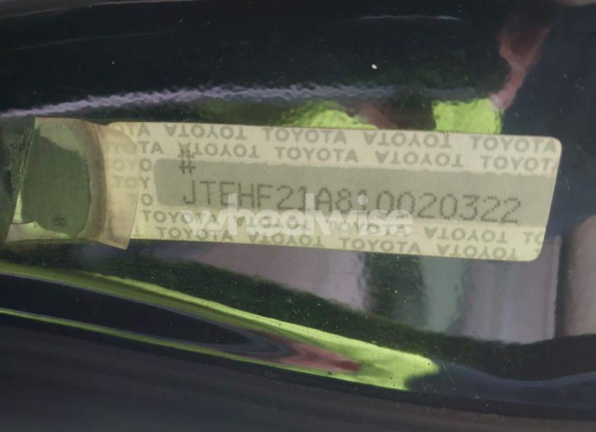 Photo 9 of 2001 Toyota Highlander V6 (VIN JTEHF21A810020322)