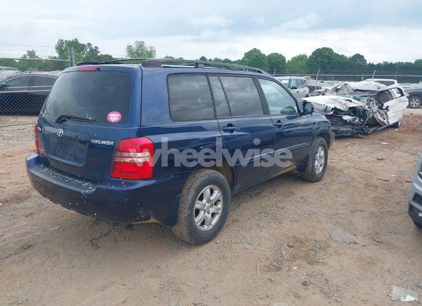 Photo 4 of 2003 Toyota Highlander V6 (VIN JTEHF21AX30152341)