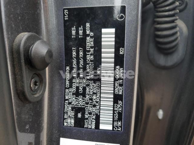 Photo 2 of 2022 TOYOTA 4RUNNER SR5/SR5 PREMIUM (VIN JTENU5JR0N6007731)