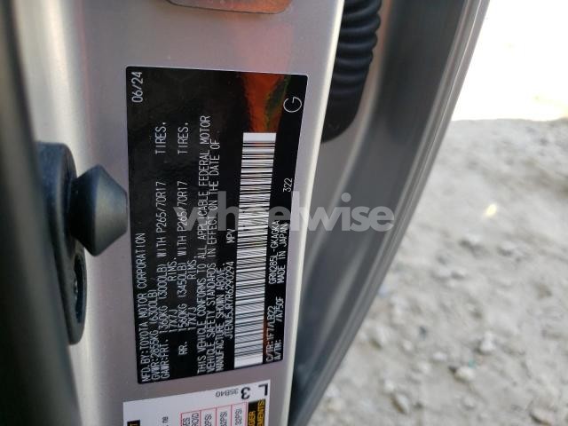 Photo 2 of 2024 TOYOTA 4RUNNER SR5/SR5 PREMIUM (VIN JTENU5JR7R6290294)