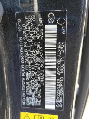 Photo 3 of 2019 LEXUS ES 300H (VIN JTHB21B13K2025219)