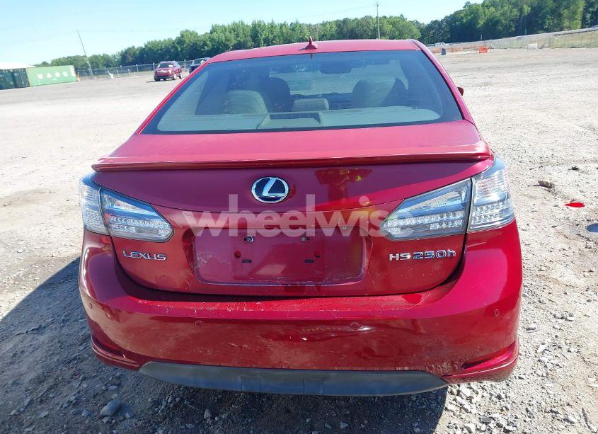 Photo 16 of 2010 Lexus Hs 250H PREMIUM (VIN JTHBB1BA2A2007082)