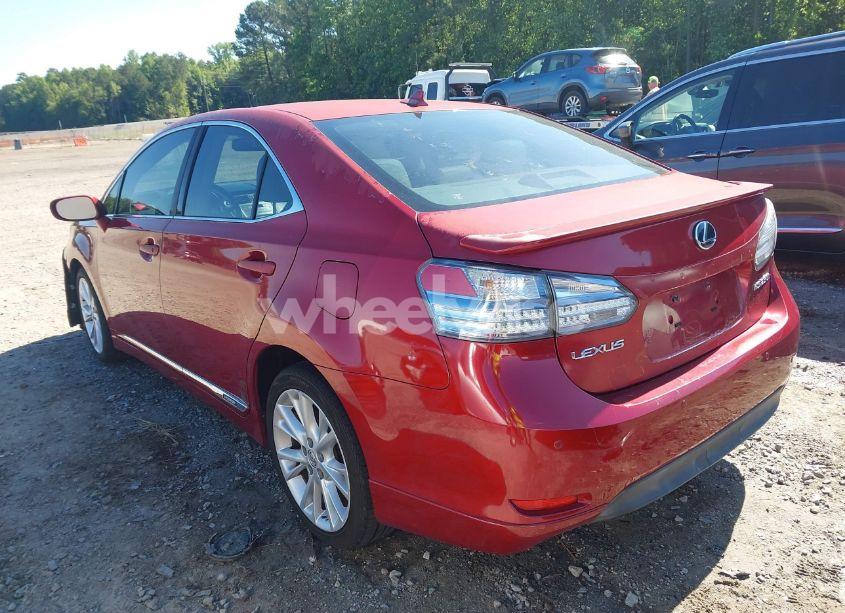 Photo 3 of 2010 Lexus Hs 250H PREMIUM (VIN JTHBB1BA2A2007082)