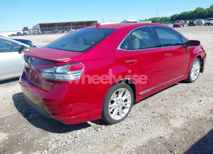 Photo 4 of 2010 Lexus Hs 250H PREMIUM (VIN JTHBB1BA2A2007082)