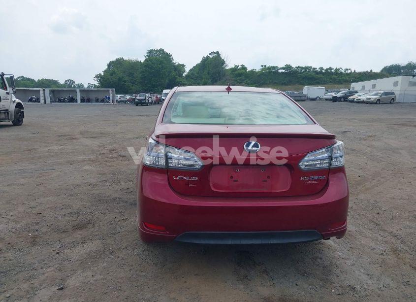 Photo 16 of 2010 Lexus Hs 250H PREMIUM (VIN JTHBB1BA3A2013893)
