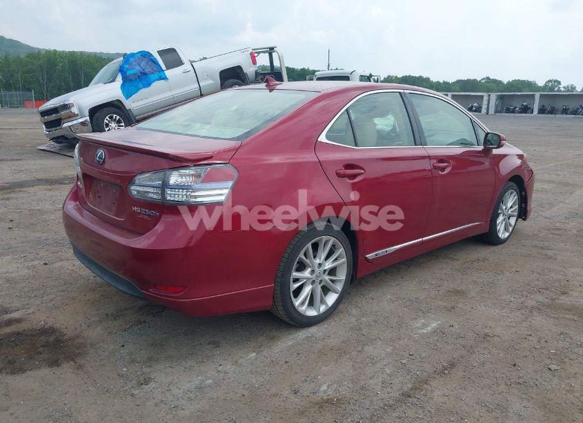 Photo 4 of 2010 Lexus Hs 250H PREMIUM (VIN JTHBB1BA3A2013893)