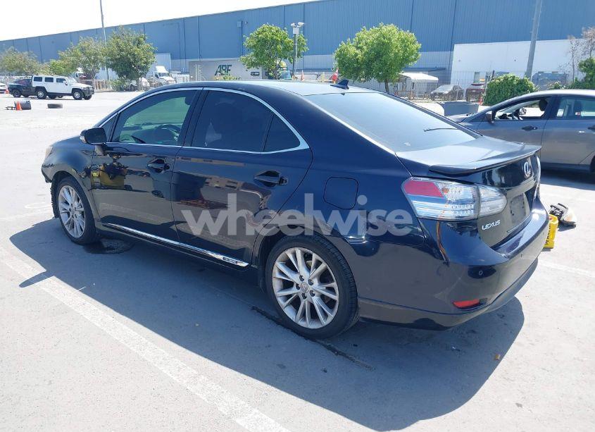 Photo 3 of 2010 Lexus Hs 250H PREMIUM (VIN JTHBB1BAXA2023644)