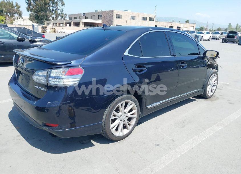 Photo 4 of 2010 Lexus Hs 250H PREMIUM (VIN JTHBB1BAXA2023644)
