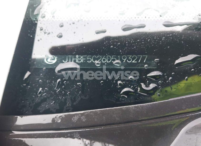 Photo 9 of 2013 Lexus Is 250 (VIN JTHBF5C26D5193277)