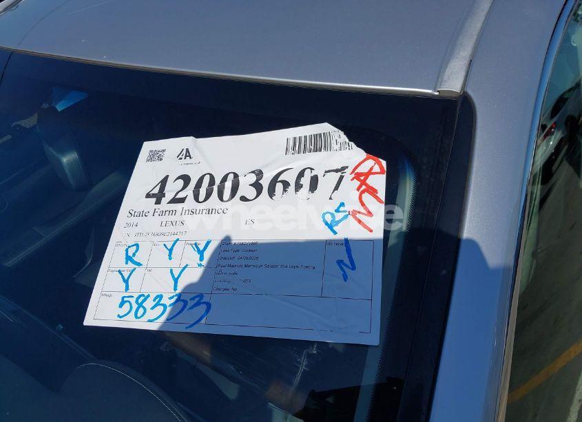 Photo 17 of 2014 Lexus Es 350 (VIN JTHBK1GG9E2144717)