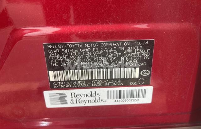 2015 LEXUS LS 460 N/A (VIN JTHBL5EF8F5135294) main photo