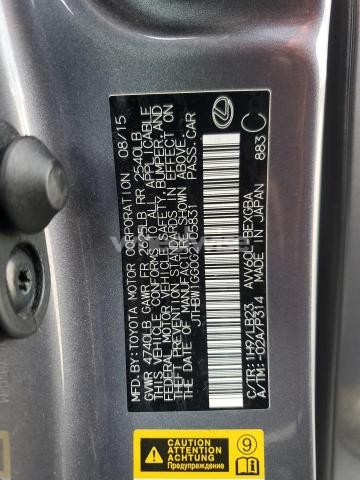 Photo 8 of 2016 LEXUS ES 300H (VIN JTHBW1GG0G2105831)