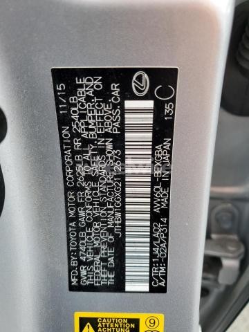 Photo 10 of 2016 LEXUS ES 300H (VIN JTHBW1GGXG2112673)