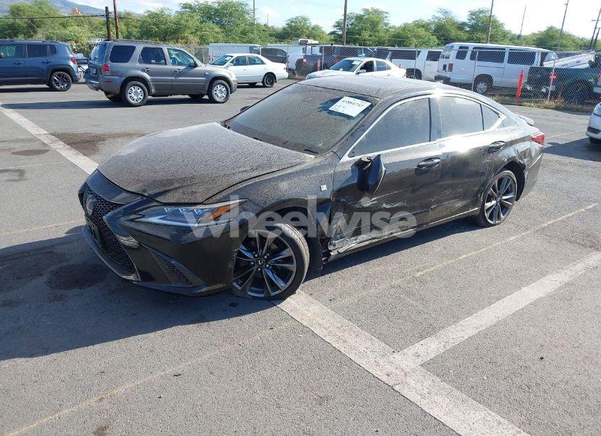 Photo 2 of 2019 Lexus Es 350 F SPORT (VIN JTHBZ1B1XK2005576)