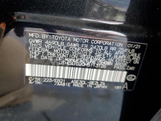 Photo 8 of 2021 LEXUS IS 300 (VIN JTHCA1D20M5113126)