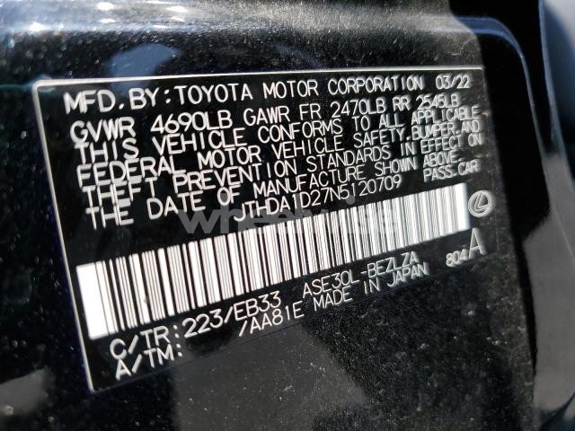 Photo 3 of 2022 LEXUS IS 300 (VIN JTHDA1D27N5120709)