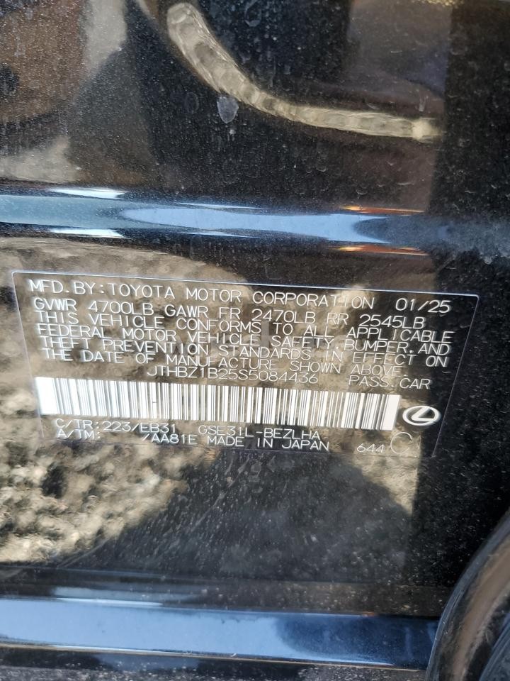 Photo 12 of 2025 LEXUS IS 350 F SPORT DESIGN (VIN JTHGZ1E26S5040673)