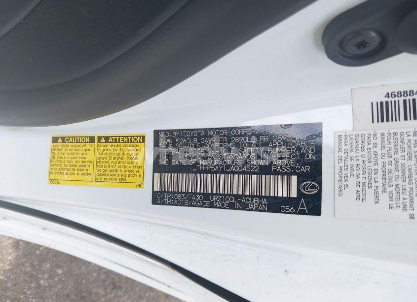 Photo 9 of 2018 Lexus Lc 500 (VIN JTHHP5AY1JA004522)